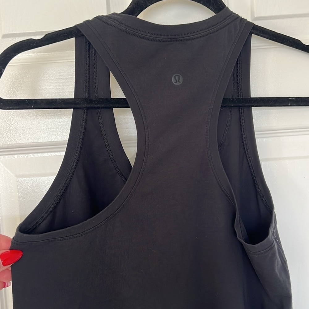 Lululemon black racer back workout tank